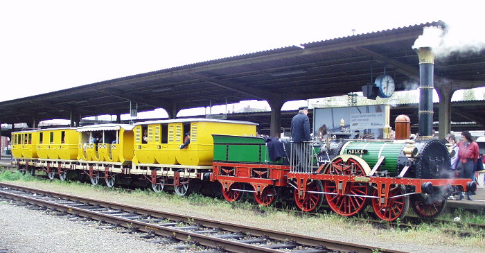 Adler with train